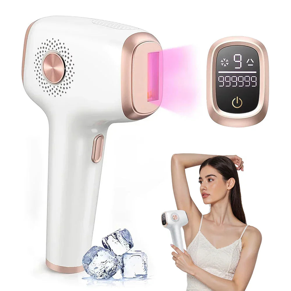 INNZA IPL Cooling Lazer Auto Shot Hair Removal Device Depiladora Laser  999,999 Flashes Painless Hair Remover
